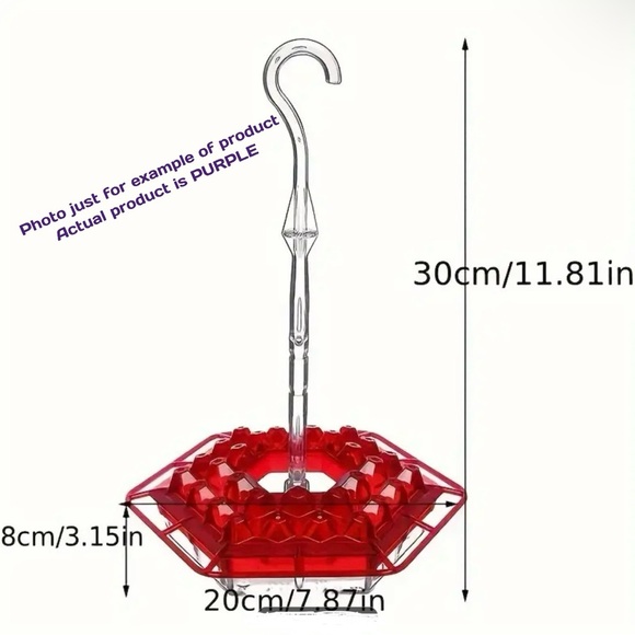 New Purple Hummingbird Feeder - Picture 2 of 3